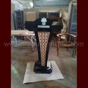 Podium President Kayu Jati Jepara Pesanan IAIN Kudus