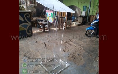 Promo Podium Akrilik Minimalis Ready Stock