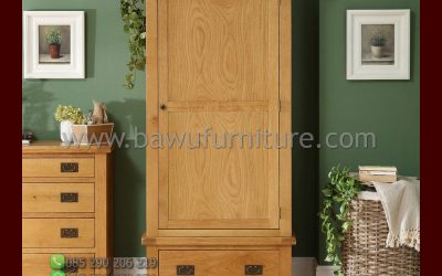 Lemari Pakaian 1 Pintu Jati