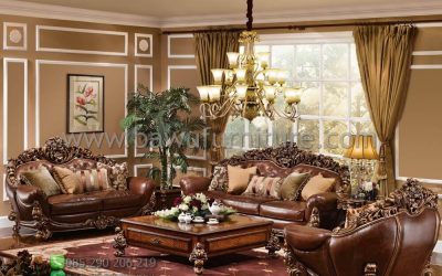 Sofa Tamu Mewah Jati Model Ukiran Jepara