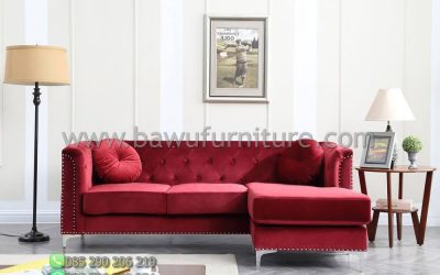 Sofa Tamu Sudut Terbaru Model Minimalis Simpel