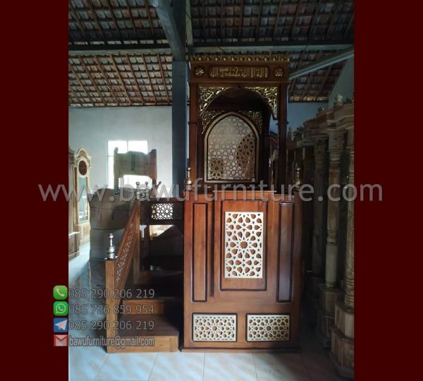 Jual Mimbar Masjid Ukiran