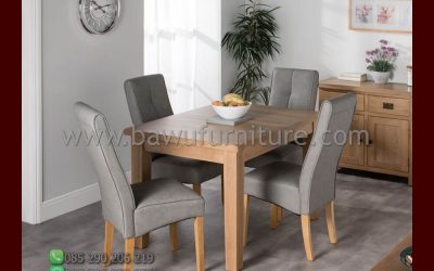Meja Makan Modern 4 Kursi Jok Model Minimalis