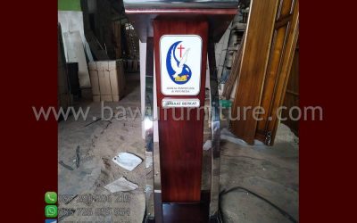 Podium Minimalis Stainless Gereja Modern