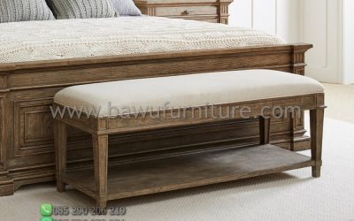 Stool Panjang Jati Model Minimalis Klasik