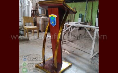 Jual Mimbar Stainless Gold Bende Seguguk OGAN KOMERING ILIR