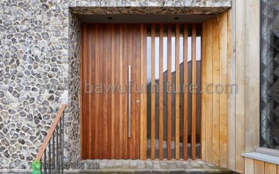 Pintu Rumah Modern Dari Kayu Jati Karya Jepara