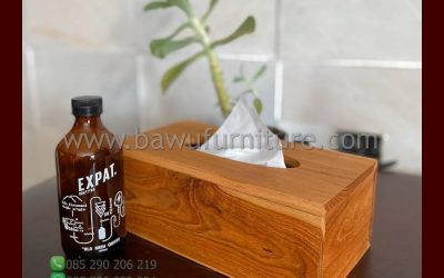 Kotak Tisu Hotel Dari Kayu Jati Minimalis