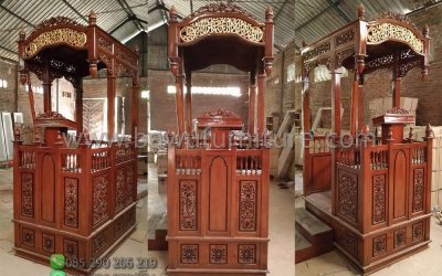 Mimbar Masjid Jati Jepara Karya Jepara Terbaru