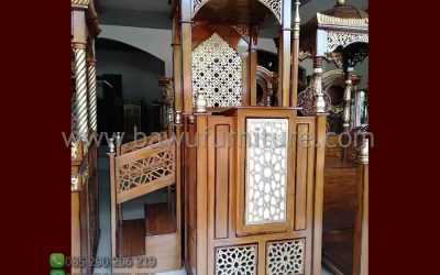 Mimbar Masjid Minimalis Terbaru Dari Jati Jepara