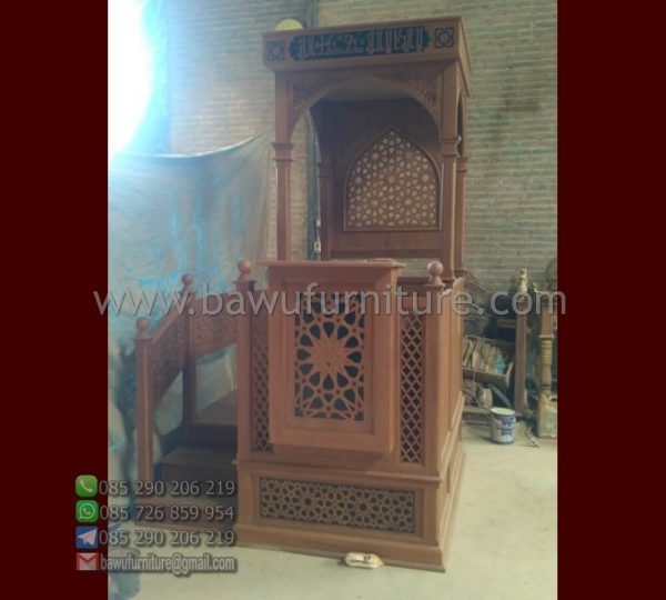 Jual Mimbar Masjid Ornamen Arabic