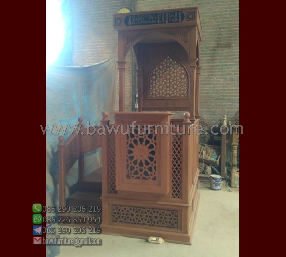 Jual Mimbar Masjid Ornamen Arabic
