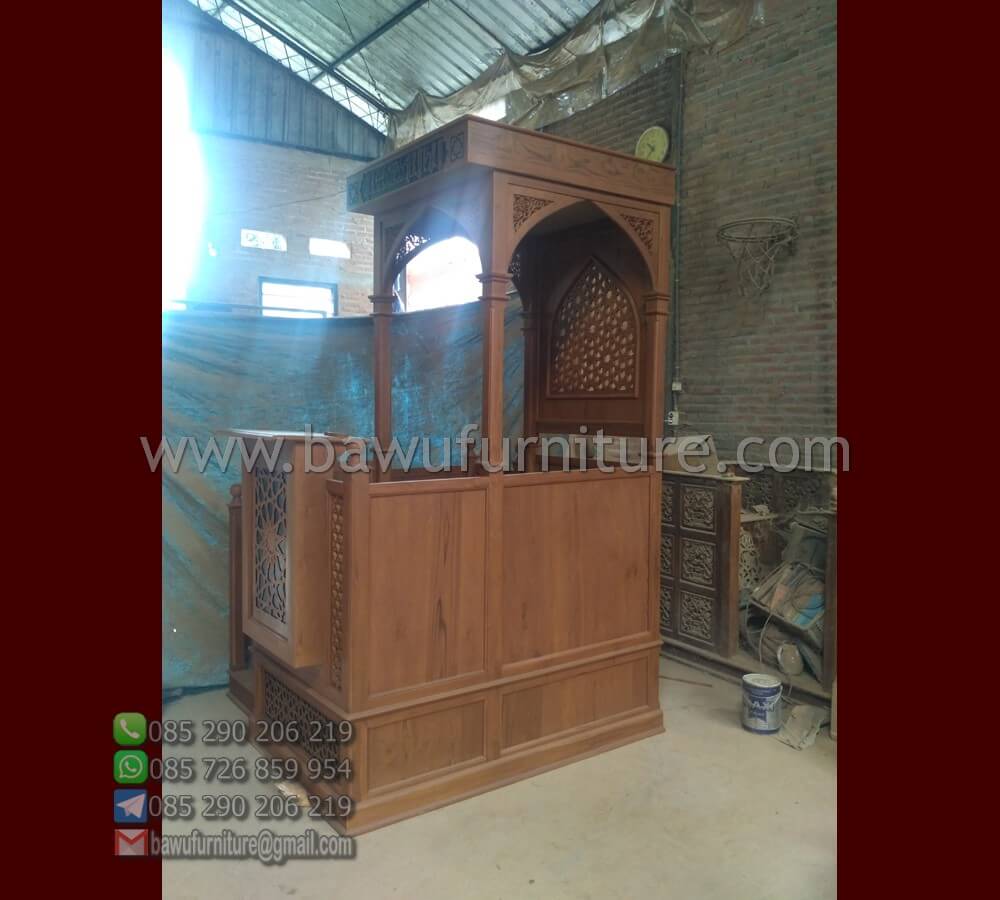 Mimbar Masjid Ornamen Arabic Murah