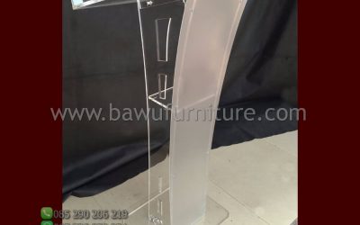 Podium Akrilik Minimalis Modern LED