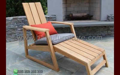 Kursi Santai Garden Terbaru Model Minimalis Kayu Jati