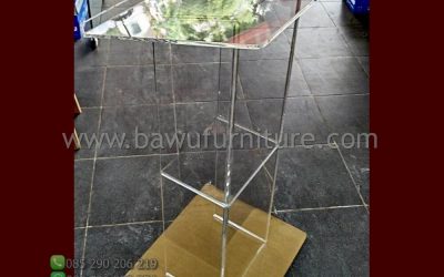 Podium Akrilik Untuk Pidato Model Minimalis Jepara