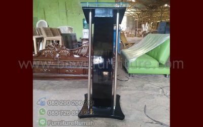 Podium Modern Tiang Stainless Model Minimalis