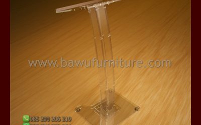 Podium Pidato Akrilik Model Minimalis Terbaru