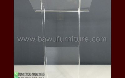 Podium Pidato Akrilik Terbaru Model Minimalis Jepara