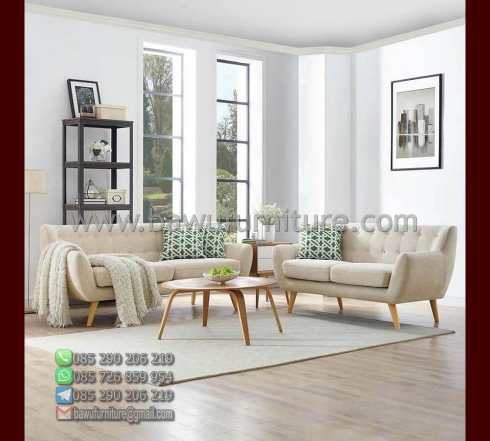 sofa retro minimalis model terbaru dari kayu jati jepara | bawu
