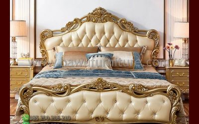 Tempat Tidur Jok Jepara Model Ukir Klasik Mewah