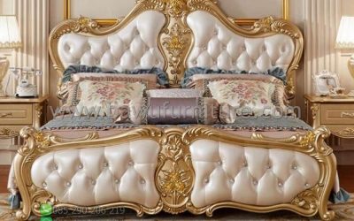 Tempat Tidur Jok Mewah Model Ukiran Klasik Jepara