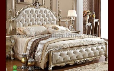 Tempat Tidur Mewah Klasik Model Ukir Jok Jepara