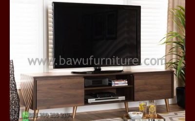 Bufet TV Jati Model Minimalis Retro Modern Terbaru