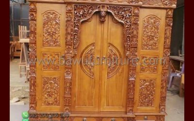 Lemari Pakaian Gebyok Terbaru Karya Ukir Jepara