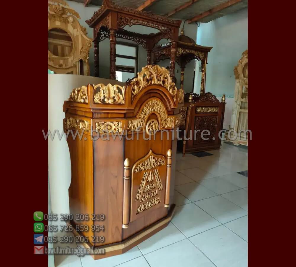 Mimbar Ceramah Masjid Banten