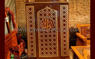 Mimbar Masjid Minimalis Bekasi Model Terbaru