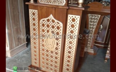 Mimbar Masjid Minimalis Depok Model Terbaru