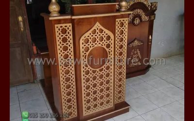 Mimbar Masjid Minimalis Sukabumi Model Terbaru