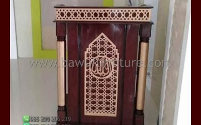 Mimbar Minimalis Terbaru Murah Dari Kayu Jati Jepara