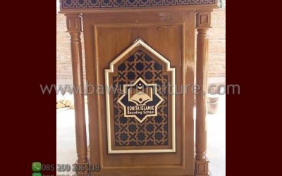 Mimbar Minimalis Terbaru Qonita Islamic Boarding School