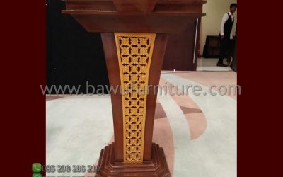 Podium Jati Cirebon Model Minimalis Terbaru Jepara