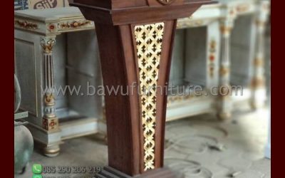 Podium Jati Garut Model Minimalis Terbaru Jepara
