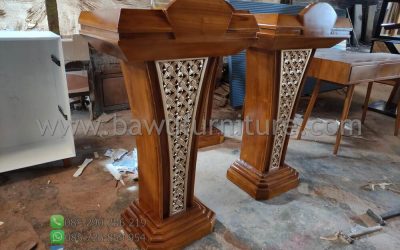 Podium Jati Jabodetabek Model Minimalis Terbaru Jepara