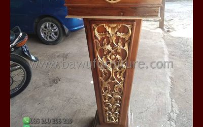 Podium Jati Magelang Model Minimalis Terbaru Jepara