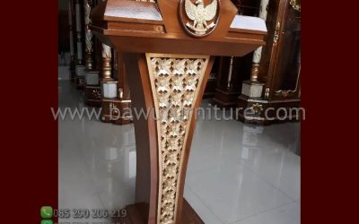 Podium Jati Semarang Model Minimalis Terbaru Jepara