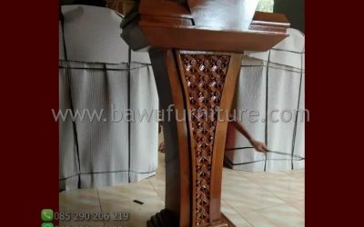 Podium Jati Surakarta Model Minimalis Terbaru Jepara
