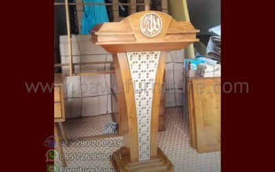 Podium Jati Tangerang Model Minimalis Terbaru Jepara