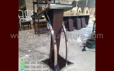 Podium Minimalis Stainless Depok Model Terbaru