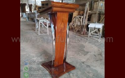 Podium Minimalis Stainless Garut Model Terbaru