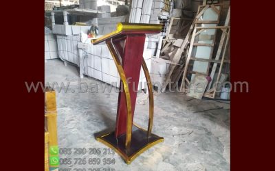Podium Minimalis Stainless Kuningan Model Terbaru