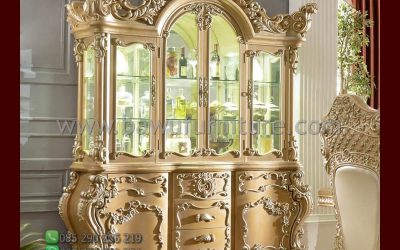 Lemari Hias Ukir Terbaru Model Klasik Mewah Jepara