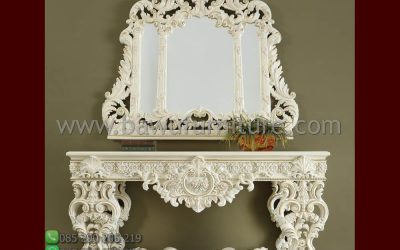 Meja Console Duco Mewah Model Ukiran Klasik Jepara