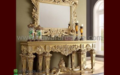 Meja Console Klasik Model Ukir Mewah Jepara