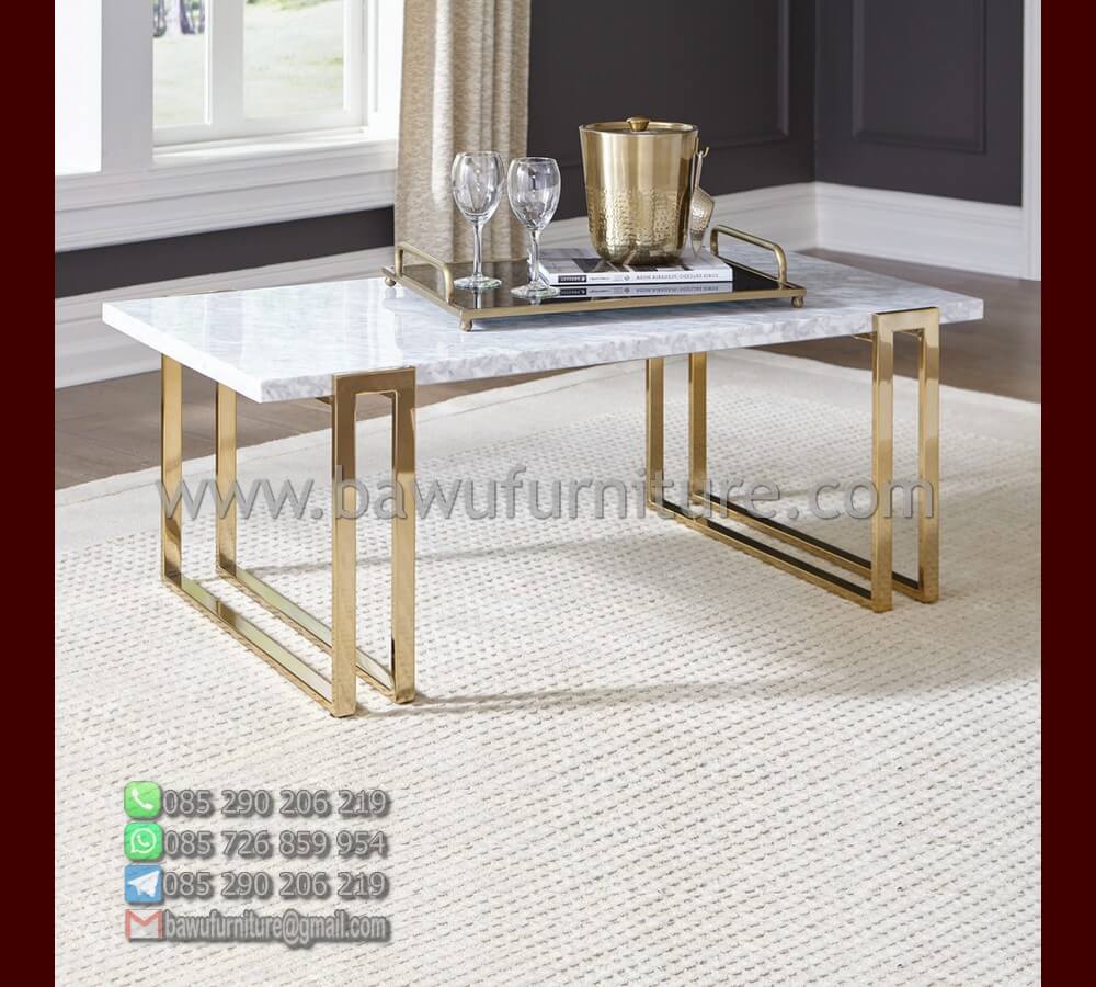 Meja Tamu Stainless Minimalis