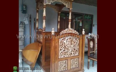 Mimbar Masjid Cilacap Model Atap Kubah Jepara